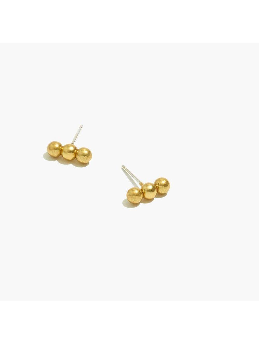 Madewell Triple Ball Stud Earrings